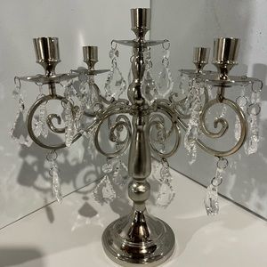 Candelabra Silver Metal